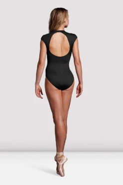 Ladies Mirella Black Label Cap Sleeve Open Back Leotard -Fashion Clothing 7duHZNcA