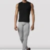 Mens/Boys Fitted Muscle Top -Fashion Clothing BLOCH MP002 GRY MT011 BLK 0535
