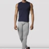 Mens/Boys Fitted Muscle Top -Fashion Clothing BLOCH MP002 GRY MT011 NAV 0535