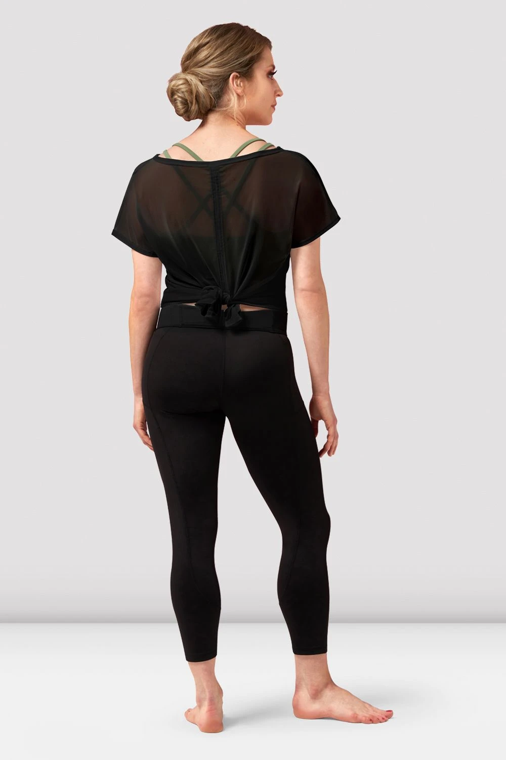 Ladies Haylee Mesh Tie Back Top 4 Ladies Haylee Mesh Tie Back Top - Image 2