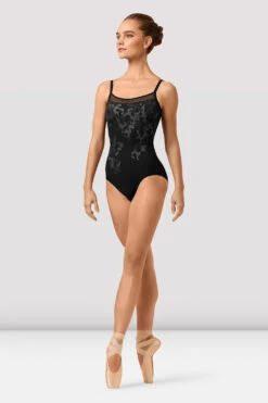 Ladies Katya Mirage Print Camisole Leotard