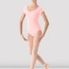 Ladies Mirella Cap Sleeve Leotard 2 Ladies Mirella Cap Sleeve Leotard -Fashion Clothing M515LD F pale pink