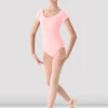 Ladies Mirella Cap Sleeve Princess Seam Leotard 2 Ladies Mirella Cap Sleeve Princess Seam Leotard -Fashion Clothing M515L F pale pink