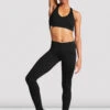 Ladies Hannay Leggings 2 Ladies Hannay Leggings -Fashion Clothing P1958 BLK FRONT