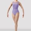 Ladies Mirella Chevron Mesh Back Leotard -Fashion Clothing Q2ylT5Kc