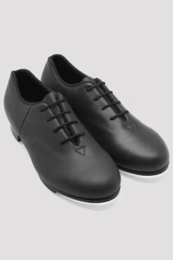 Ladies Audeo Jazz Tap Leather Tap Shoes -Fashion Clothing S0381L BLK 08