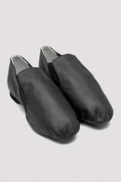 Mens Leather Elasta Jazz Booties -Fashion Clothing S0499L BLK 07 27f8829e d443 4fb8 aa8f a173f6192727