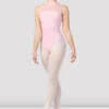 Ladies Fenella Ruched Bodice Mock Neck Leotard -Fashion Clothing SheerGather LB5216 Carnation 159