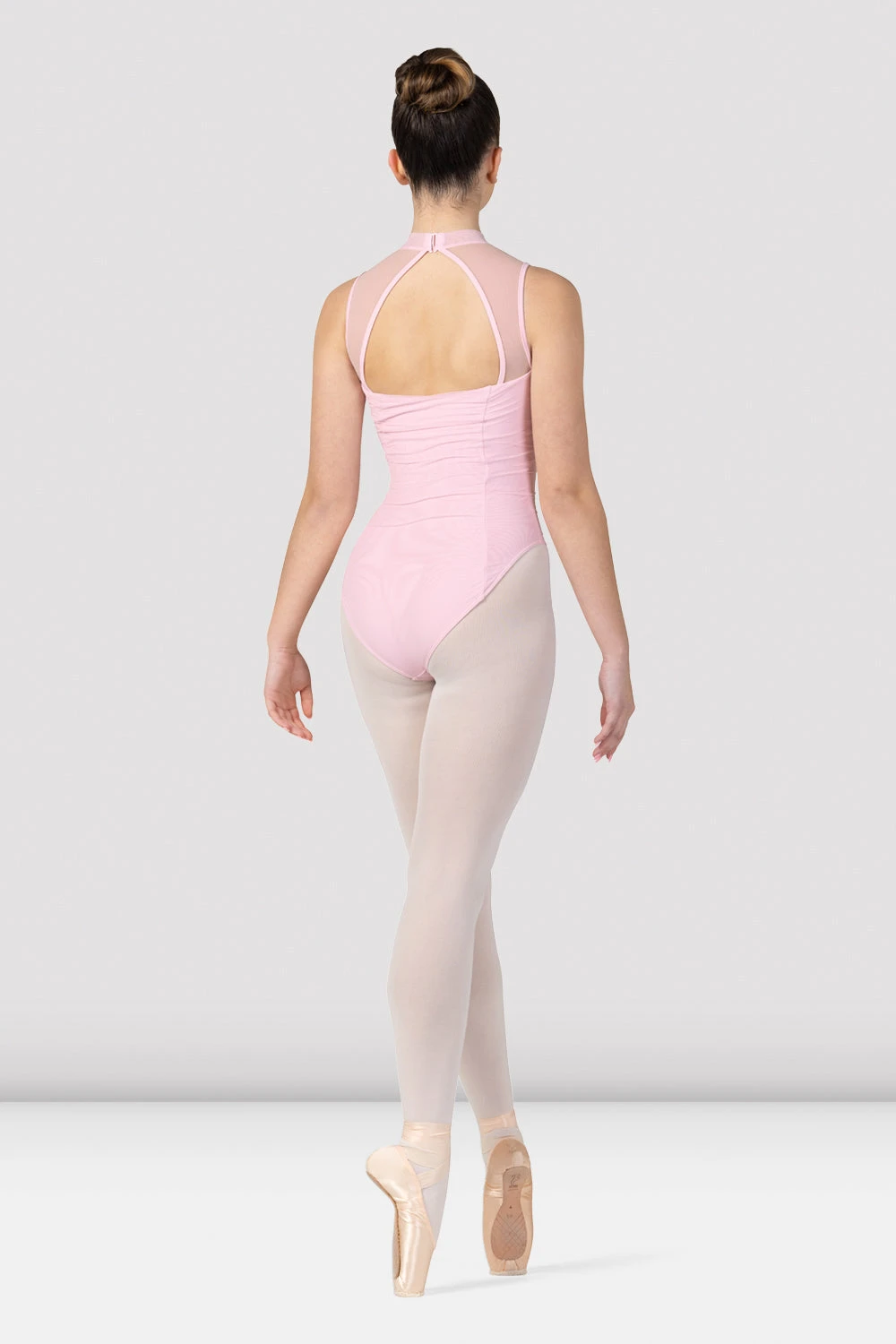Ladies Fenella Ruched Bodice Mock Neck Leotard 5 Ladies Fenella Ruched Bodice Mock Neck Leotard - Image 3
