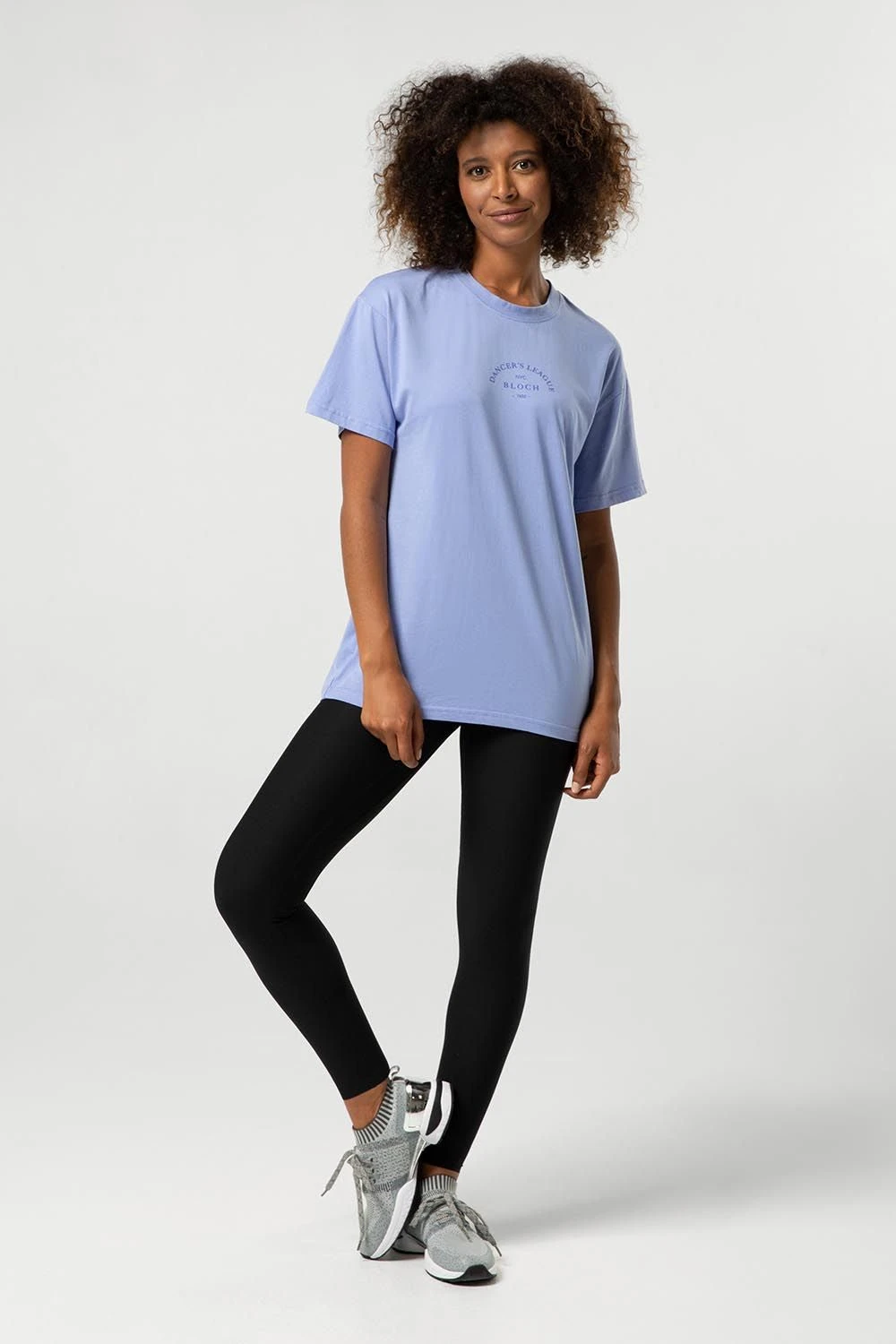 Ladies Tonal Bloch Print Oversized Tee 3 Ladies Tonal Bloch Print Oversized Tee