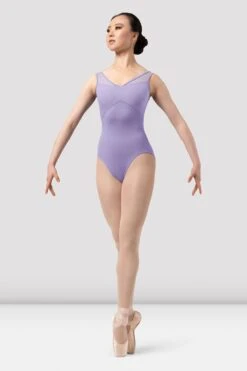 Ladies Mirella Chevron Tank Leotard