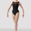 Ladies Mirella Chevron Mesh Back Leotard -Fashion Clothing rmM9098g
