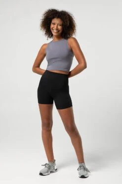 Ladies Heritage Bloch Print Crop Tank