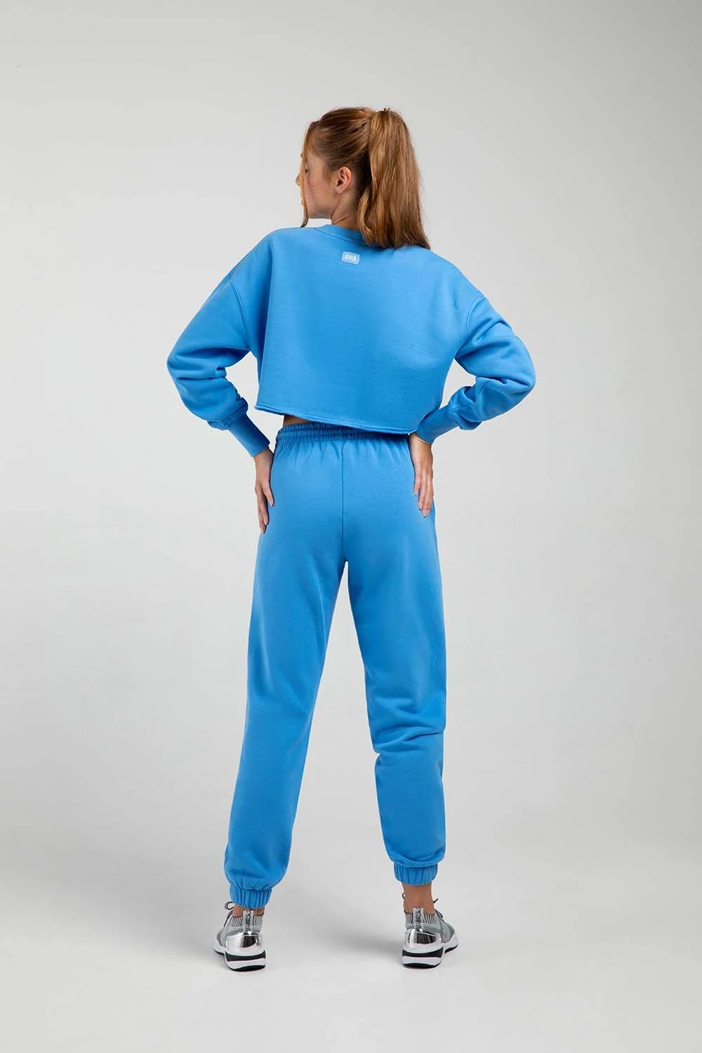 Off-Duty Terry Cropped Crew 4 Off-Duty Terry Cropped Crew - Image 2